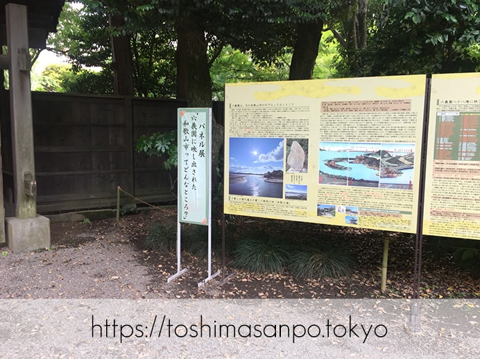 【駒込駅】歴史を学ぶいい日にしよう。和歌山市を模した江戸時代の庭園「六義園」で涼をとろう。の六義園の展示物1