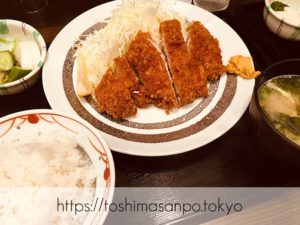 【巣鴨駅】駅から1分！いつでも安心のやさしい味「巣鴨 ときわ食堂 駅前店」ランチでも夜でも最高の追記1：ロースカツ定食