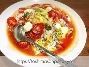 【大塚駅】こんなに美味しいなんて知らなかった！トマト苦手でもイケる？クセになる｢太陽のトマト麺｣の追記２：今夏限定！クリームチーズのフルーティートマト冷麺