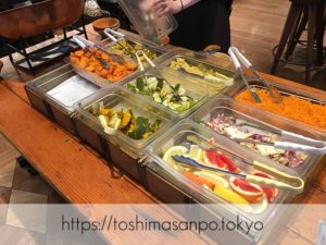 【池袋駅】サラダビュッフェランチがお酒飲まない人にもうれしい！｢キリンシティプラス池袋WACCA店｣のサラダビュッフェ