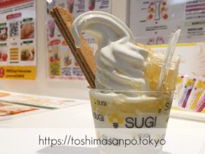 【巣鴨駅】お気に入りのはちみつ屋さん発見♡人気はちみつ博士がいる｢杉養蜂園｣ソフトクリームもおすすめ!の巣房密ソフトクリーム